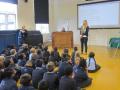 Ellie Reeves in School Assembly